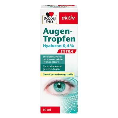 DOPPELHERZ Silmatilgad Hyaluron 0,4% Extra, 10 ml