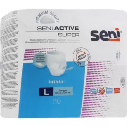 SENI Active Super Inkontinentaalpüksid ühekordseks kasutamiseks L, 10 tk