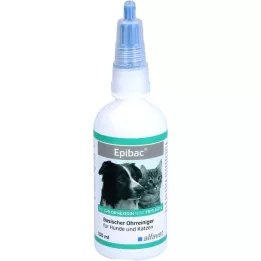 EPIBAC leeliseline kõrvapuhastusvahend koertele/kassidele, 100 ml