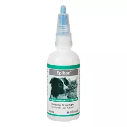 EPIBAC leeliseline kõrvapuhastusvahend koertele/kassidele, 100 ml