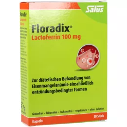 FLORADIX Laktoferriin 100 mg kapslid, 30 kapslit