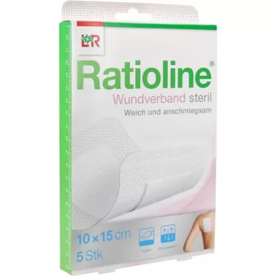 RATIOLINE haavaside 15x10 cm steriilne, 5 tk