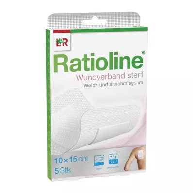 RATIOLINE haavaside 15x10 cm steriilne, 5 tk