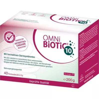 OMNI BiOTiC 10 pulber, 40X5 g