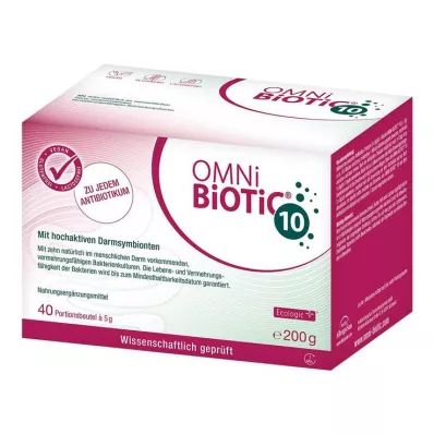 OMNI BiOTiC 10 pulber, 40X5 g