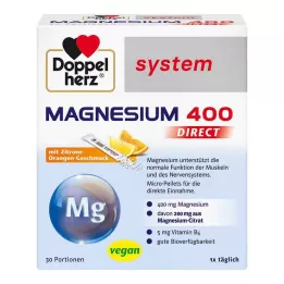 DOPPELHERZ Magneesium 400 DIRECT süsteemipelletid, 30 tk