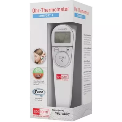 APONORM Kliiniline termomeeter Ear Comfort 4, 1 tk