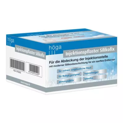 INJEKTIONSPFLASTER Silikofix 2x4 cm Höga, 100 tk INJEKTIONSPFLASTER Silikofix 2x4 cm Höga, 100 tk