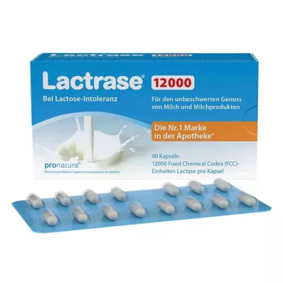 LACTRASE 12,000 FCC kapslit, 90 tk