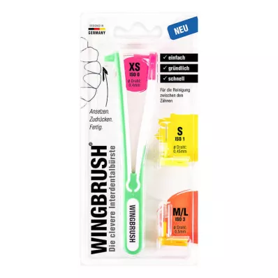 WINGBRUSH Stardikomplekti hoidik koos 3 harjaga, 1 tk WINGBRUSH Stardikomplekti hoidik koos 3 harjaga, 1 tk