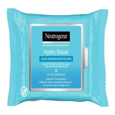 NEUTROGENA Hydro Boost Aqua puhastuslapid, 25 tk