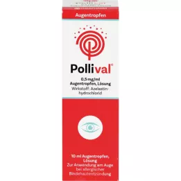 POLLIVAL 0,5 mg/ml silmatilkade lahus, 10 ml