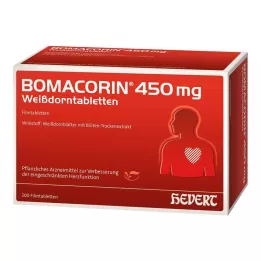 BOMACORIN 450 mg Hawthorn tabletid, 200 tk