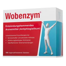 WOBENZYM kõhukese polümeerikattega tabletid, 100 tk