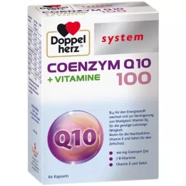 DOPPELHERZ Koensüüm Q10 100+Vitamiinide süsteemi kapslid, 60 kapslit