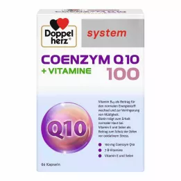 DOPPELHERZ Koensüüm Q10 100+Vitamiinide süsteemi kapslid, 60 kapslit