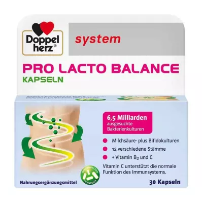 DOPPELHERZ Pro Lacto Balance süsteemi kapslid, 30 tk