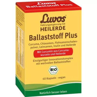 LUVOS Healing Earth Organic Dietary Fibre Plus kapslid, 60 kapslit