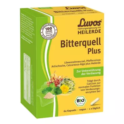 Luvos Healing Clay Organic Bitterquell Plus kapslid, 60 tk