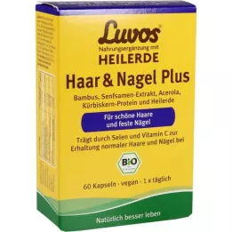 LUVOS Organic Hair Healing Earth &amp; Nail Plus kapslid, 60 tk