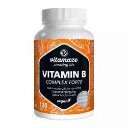 VITAMIN B COMPLEX ekstra suure annusega vegan tbl, 120 tk