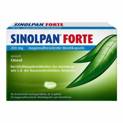 SINOLPAN forte 200 mg pehmed kapslid, 50 tk SINOLPAN forte 200 mg pehmed kapslid, 50 tk