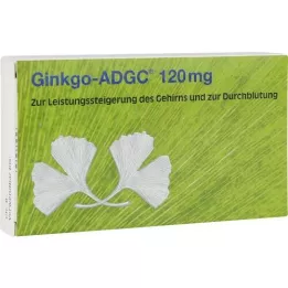 GINKGO ADGC 120 mg õhukese polümeerikattega tabletid, 20 tk