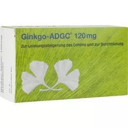 GINKGO ADGC 120 mg õhukese polümeerikattega tabletid, 60 tk