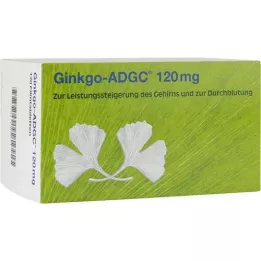 GINKGO ADGC 120 mg õhukese polümeerikattega tabletid, 120 tk