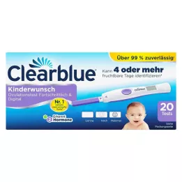 CLEARBLUE Ovulatsioonitest täiustatud &amp; digitaalne, 20 tk