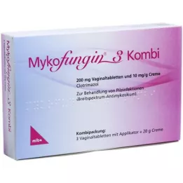 MYKOFUNGIN 3 Combi 200 mg vaginaaltablett + 10 mg/g kre, 1 P