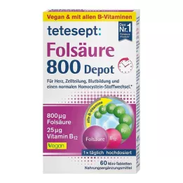 TETESEPT Foolhappe 800 depootablett, 60 tk