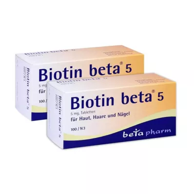 Biotiin beeta 5 tabletti, 200 tk