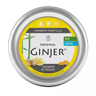 INGWER GINJER Orgaanilised sidrunipastillid, 40 g