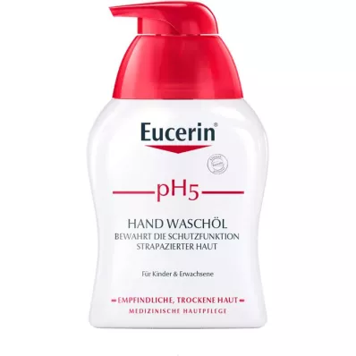 EUCERIN pH5 kätepesuõli tundlikule nahale, 250 ml