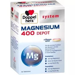DOPPELHERZ Magnesium 400 Depot süsteemi tabletid, 60 tk
