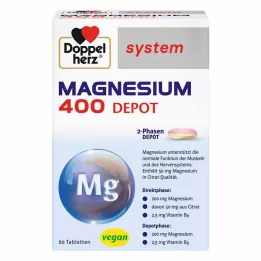 DOPPELHERZ Magnesium 400 Depot süsteemi tabletid, 60 tk