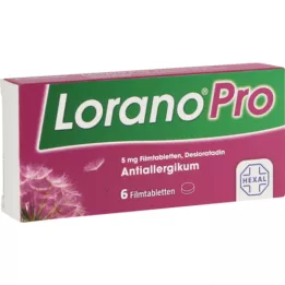 LORANOPRO 5 mg õhukese polümeerikattega tabletid, 6 tk