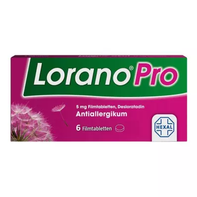 LoranoPro 5 mg õhukese polümeerikattega tabletid, 6 tk