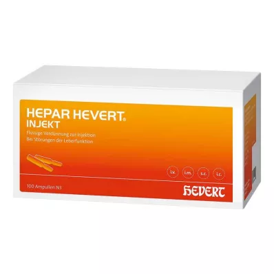 Hepar Hevert süsteampullid, 100x2 ml