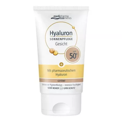 Hüaluroonhappe päikesehooldus näole LSF 50+ toonitud, 50 ml