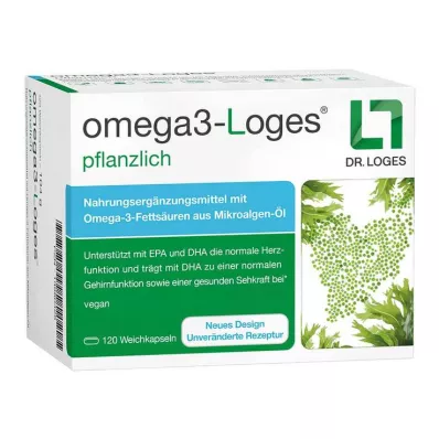 OMEGA3-Loges taimsed kapslid, 120 kapslit
