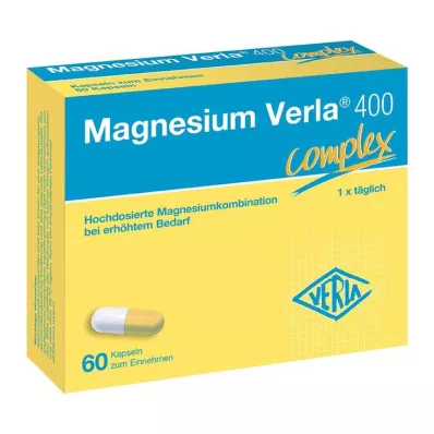 MAGNESIUM VERLA 400 kapslit, 60 tk MAGNESIUM VERLA 400 kapslit, 60 tk
