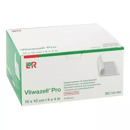 VLIWAZELL Pro superabsorb.compress.sterile 10x10 cm, 10 tk