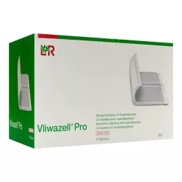 VLIWAZELL Pro superabsorb.compress.sterile 20x40 cm, 10 tk