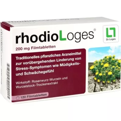 RHODIOLOGES 200 mg õhukese polümeerikattega tabletid, 120 tk