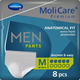 MOLICARE Premium MEN Püksid 5 tilka M, 8 tk