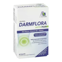 DARMFLORA Active Plus 100 miljardit bakterit + 7 vitamiini, 80 tk