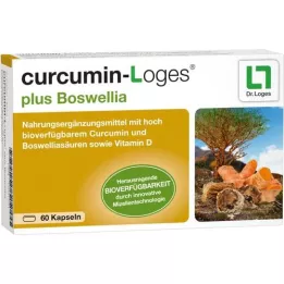 CURCUMIN-LOGES pluss Boswellia kapslid, 60 kapslit