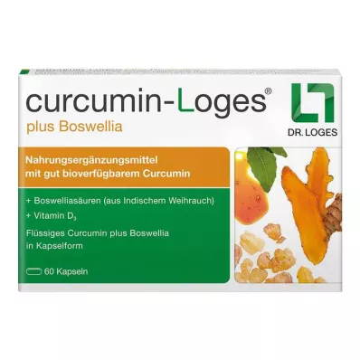 CURCUMIN-LOGES pluss Boswellia kapslid, 60 kapslit